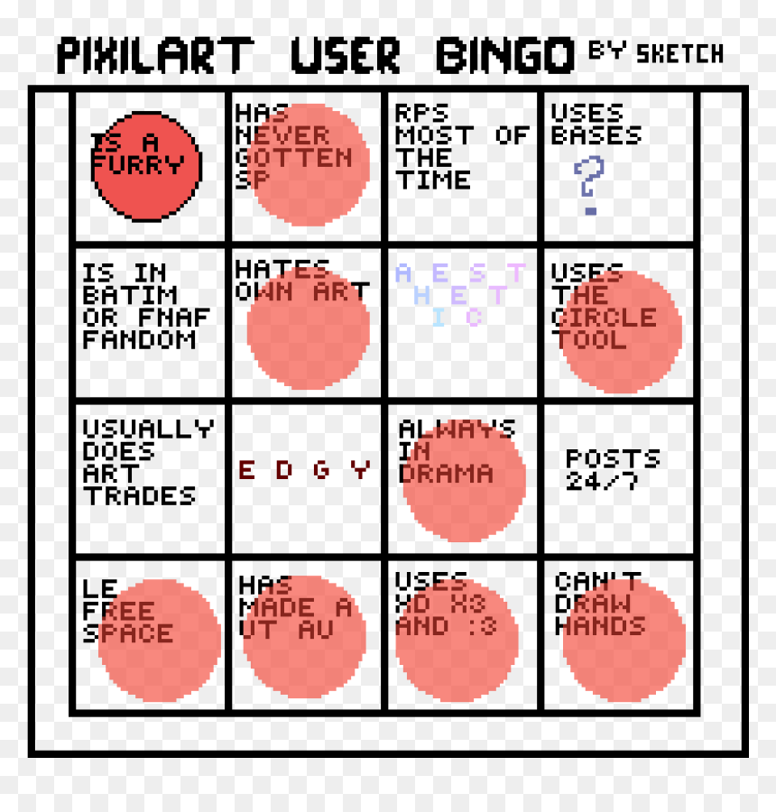 Pixilart Bingo , Transparent Cartoons - Fnaf Au Fandom, HD Png Download - bingo clipart png