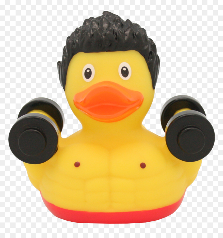 Duck With Six Pack, HD Png Download - yellow duck png