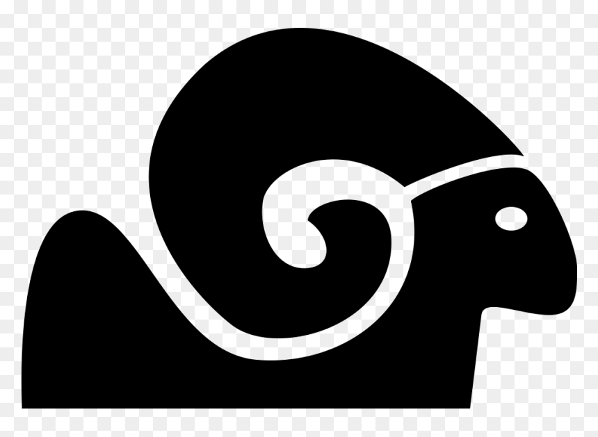 Capricorn Symbol With Big Horn - Illustration, HD Png Download - capricorn symbol png