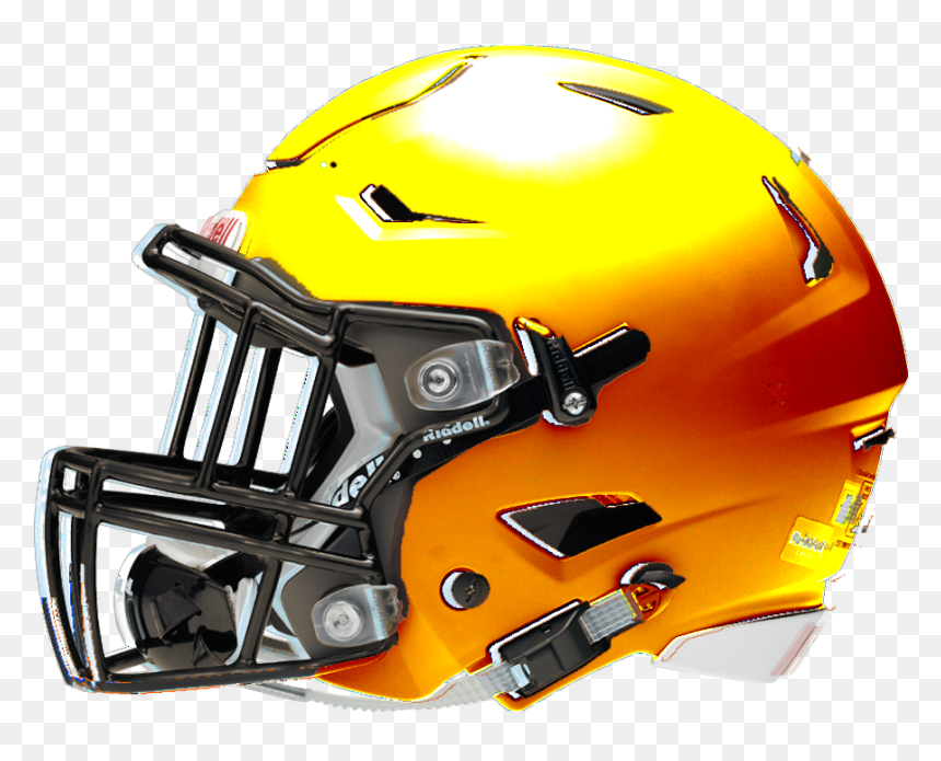 White Football Helmet Png, Transparent Png - white football helmet png