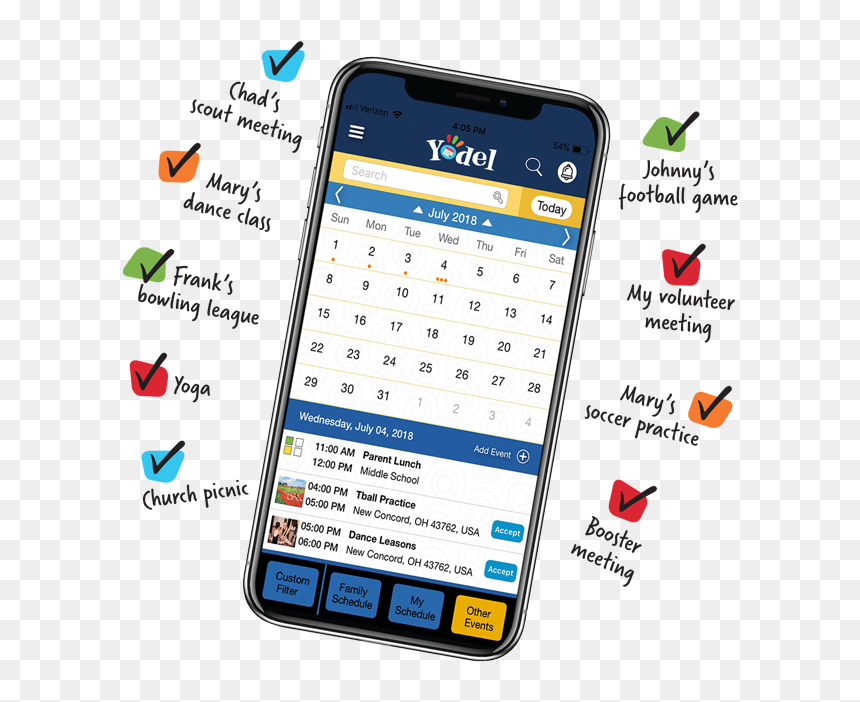 Iphone, HD Png Download - family text png