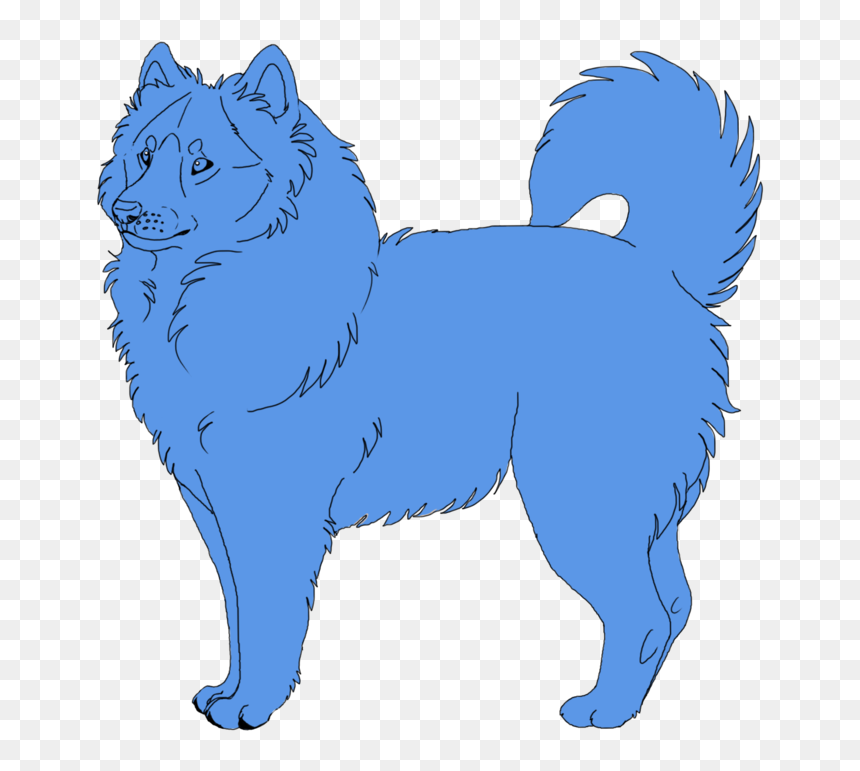 Lines Free Samoyed, HD Png Download - samoyed png