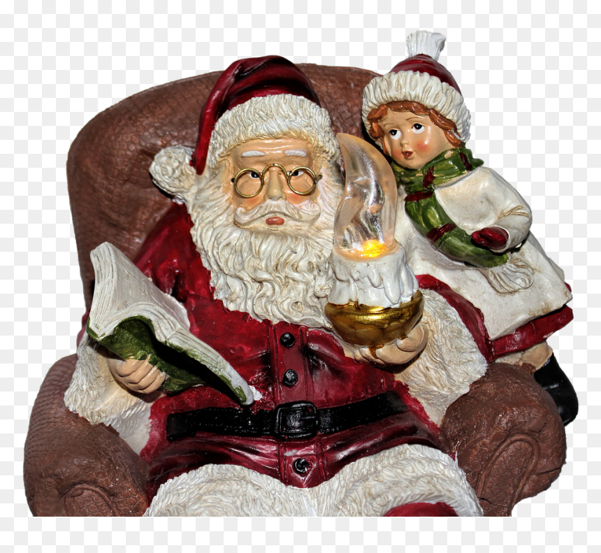 Santa Claus Christmas Figure Free Photo - Santa Claus, HD Png Download - santa sitting png