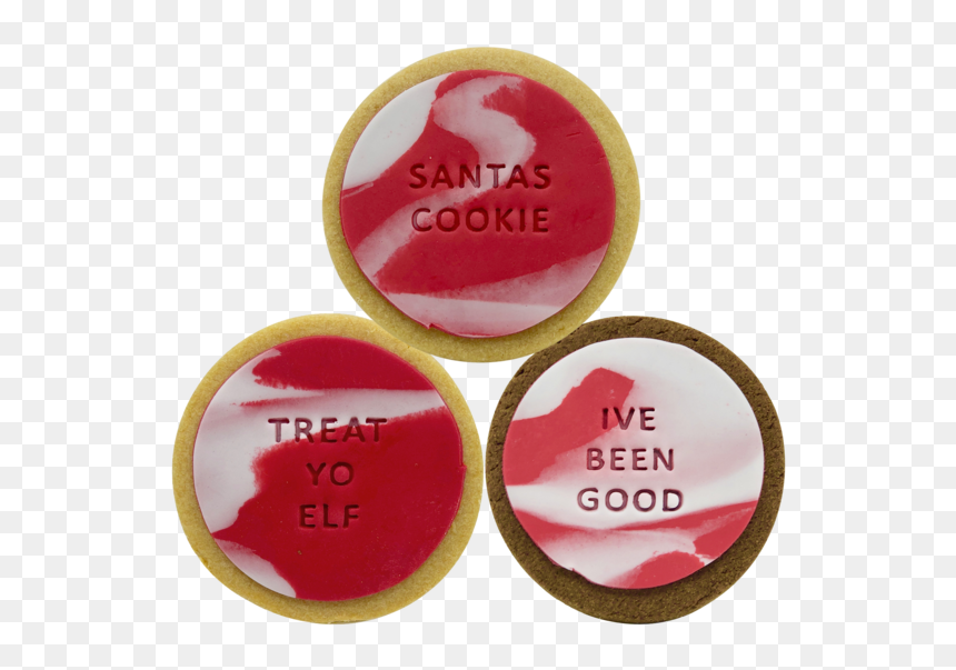 Good Santa Christmas Cookies Corporate Gifts - Badge, HD Png Download - cute cookie png