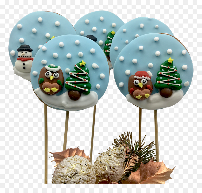 Cookie Pop Owl Snowglobes1 - Cookie Pop Christmas, HD Png Download - cute cookie png