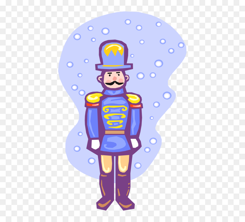 Vector Illustration Of Child"s Toy Wooden Soldier In - Cartoon, HD Png Download - toy soldier png