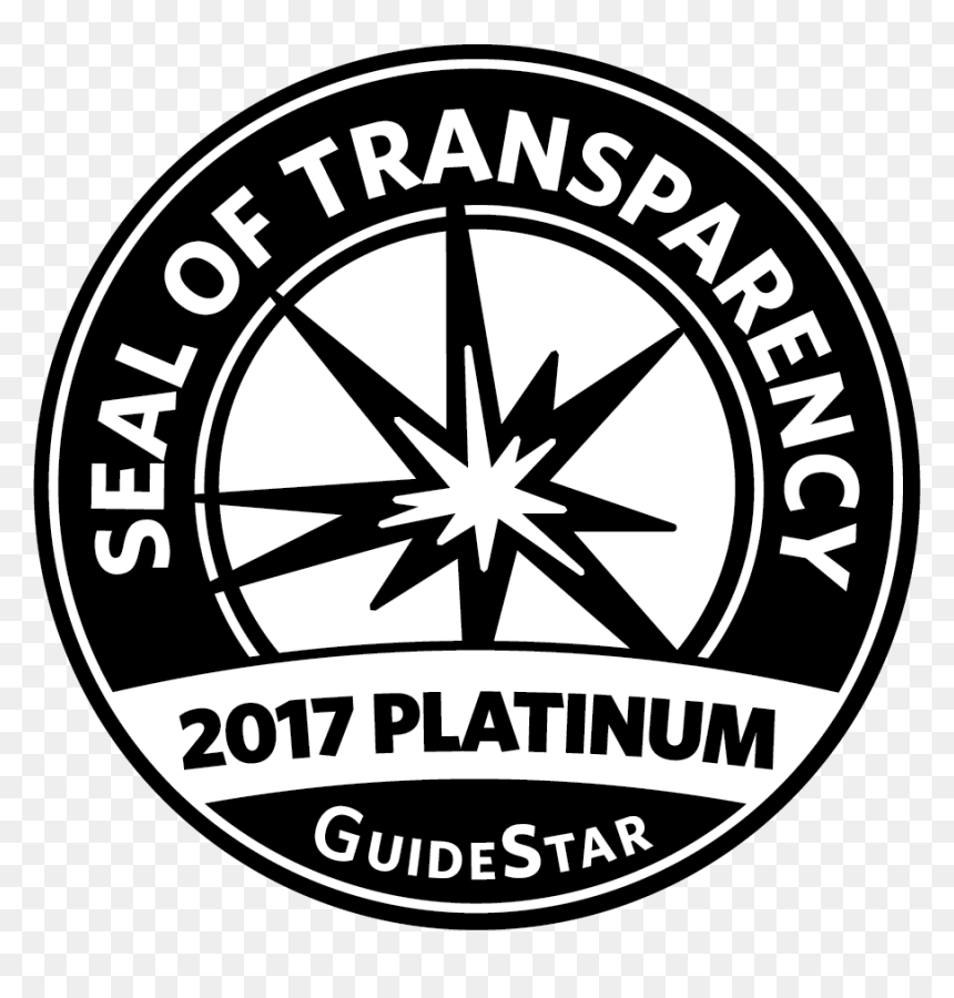 Guidestarseals 2017 Platinum Lg Blackandwhite - Guidestar Seal Of Transparency Platinum Logo Png Black, Transparent Png - southwest heart png