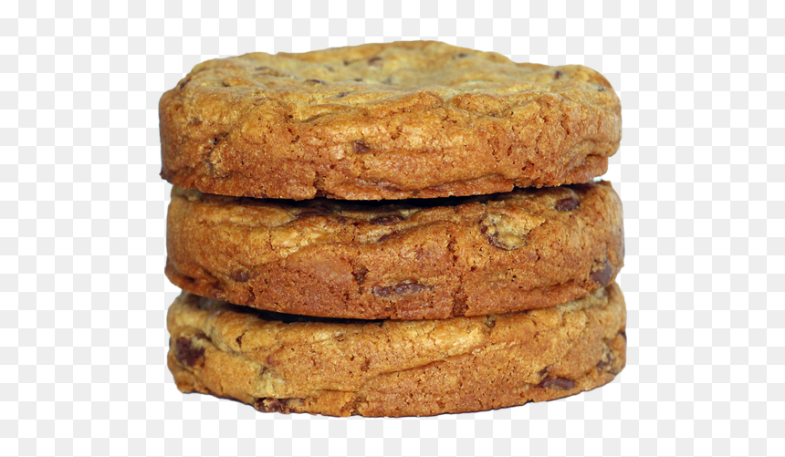Peanut Butter Cookie, HD Png Download - stack of cookies png