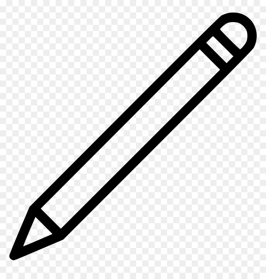 Pencil Edit Eraser Kohinor Carandache Tool - Pencil Png Black And White, Transparent Png - pencil eraser png