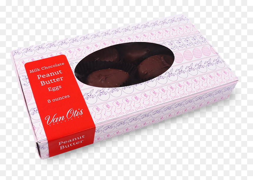 Milk Chocolate Peanut Butter Eggs Box - Chocolate, HD Png Download - chocolate box png