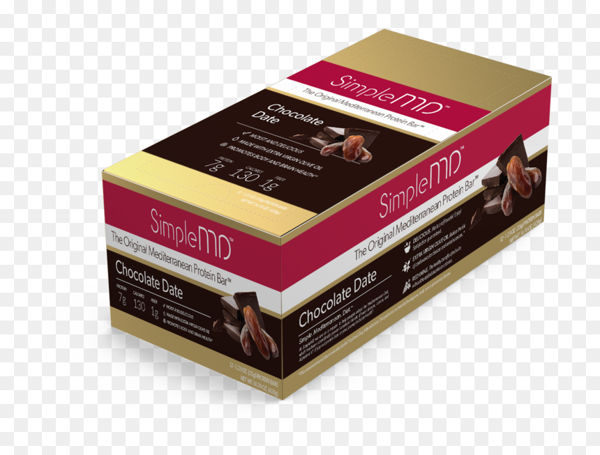 Chocolate Date 12 Count Box - Chocolate, HD Png Download - chocolate box png