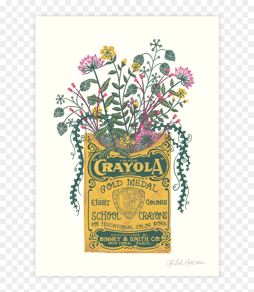 Crayola - Bouquet, HD Png Download - crayola crayon png