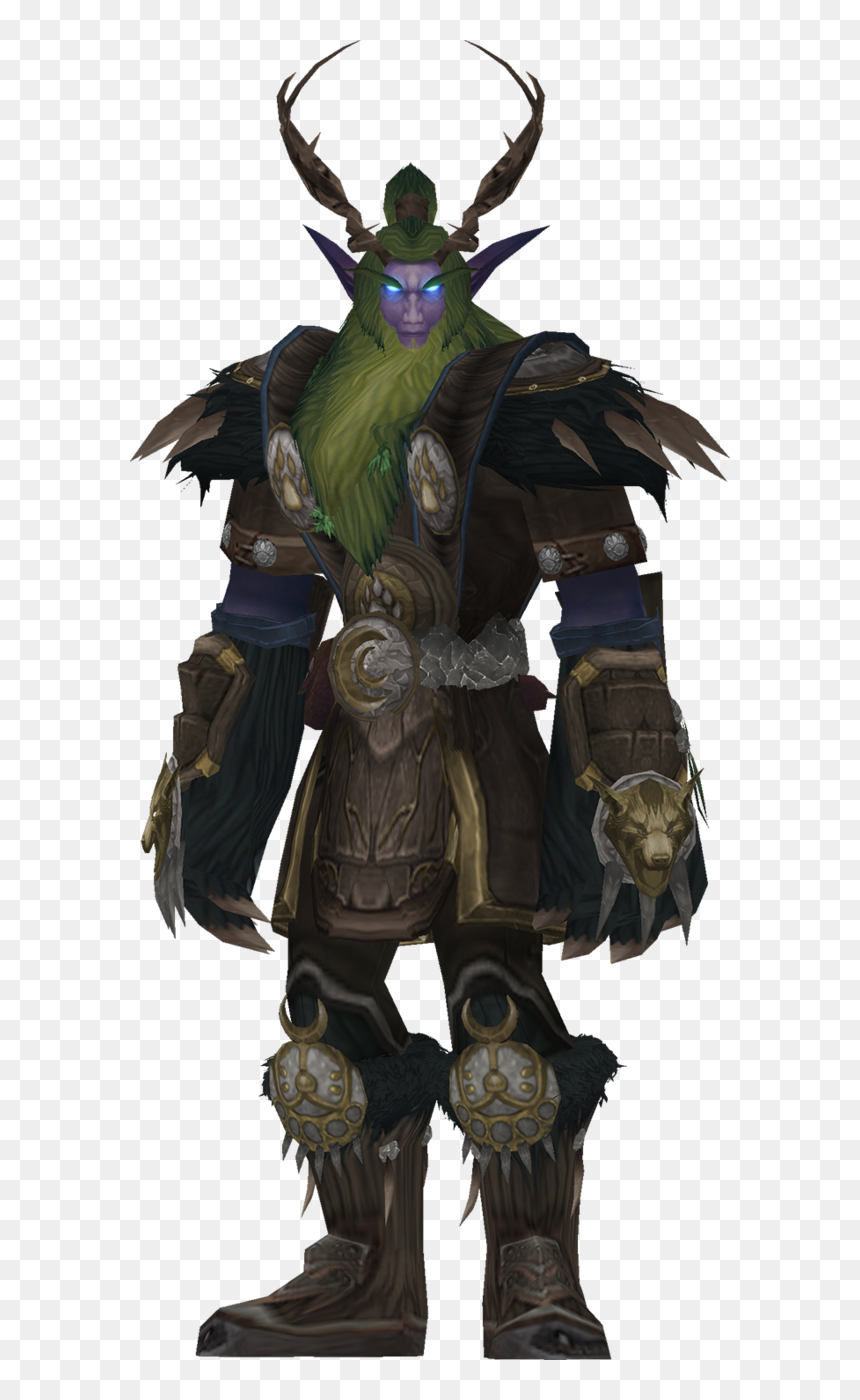 World Of Warcraft Wiki - Broll Manto De Oso, HD Png Download - night elf png