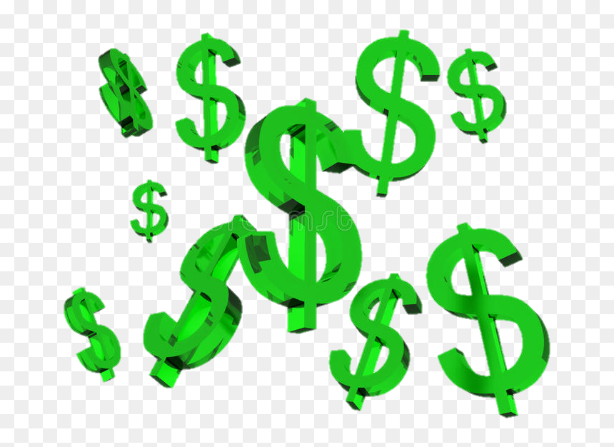 #dollarsign #dollarsigns #money #moneystickers #moneysymbol - Increasing Profits, HD Png Download - green dollar signs png