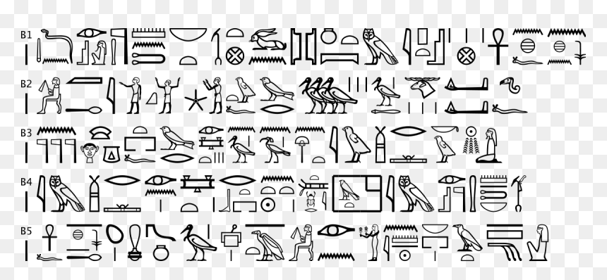 Clip Art, HD Png Download - egyptian hieroglyphics png