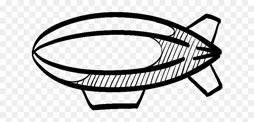 Drawing Of A Zeppelin, HD Png Download - led zeppelin symbols png