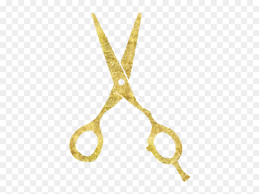 Scissors, HD Png Download - gold scissors png