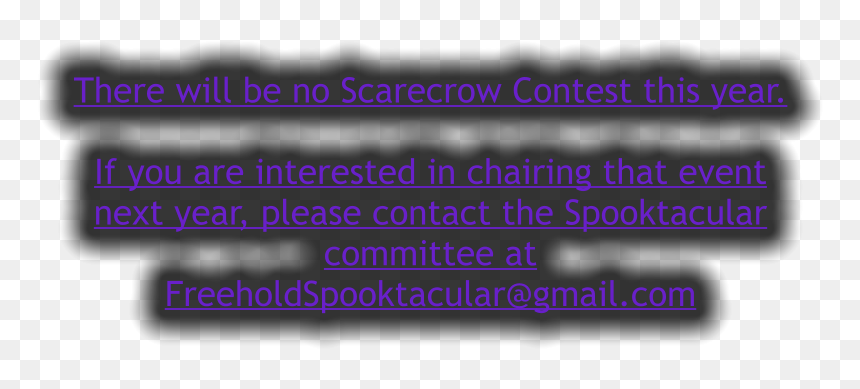 There Will Be No Scarecrow Contest This Year - Lilac, HD Png Download - spooktacular png
