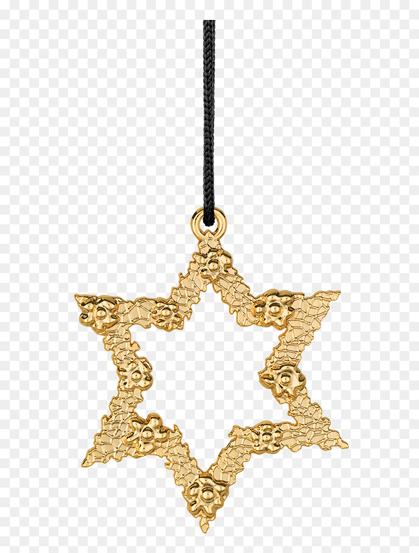 Flower Star H7 5 Gold Plated Karen Blixen - Karen Blixen Julepynt, HD Png Download - flower chain png