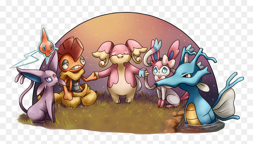 Sharing Good Vibes - Cartoon, HD Png Download - kingdra png