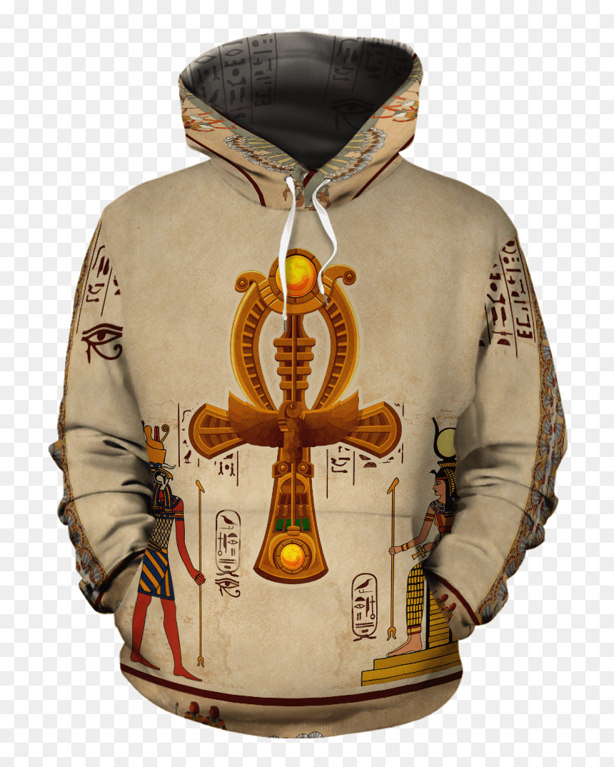 Yellow Spongebob Hoodie, HD Png Download - egyptian ankh png