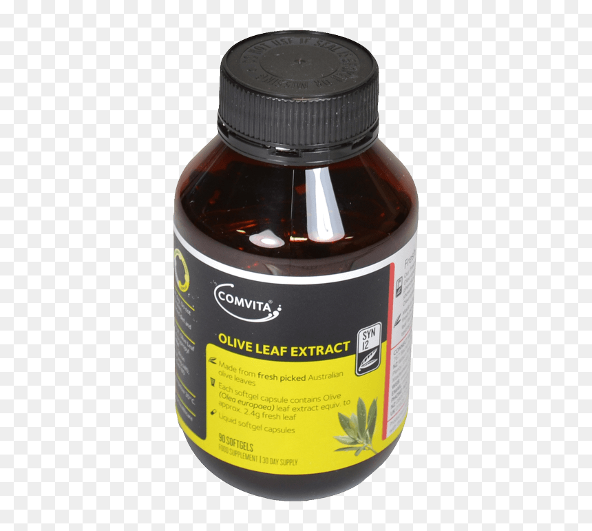 Comvita Olive Leaf Complex Capsules - Fig, HD Png Download - olive leaves png