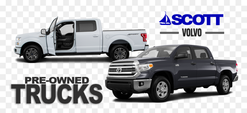 2017 White Toyota Tundra, HD Png Download - volvo truck png
