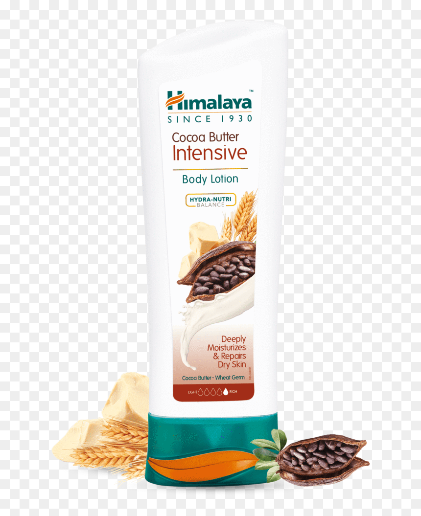 Cocoa Butter Intensive Body Lotion - Himalaya Cocoa Butter Body Lotion, HD Png Download - cocoa butter png