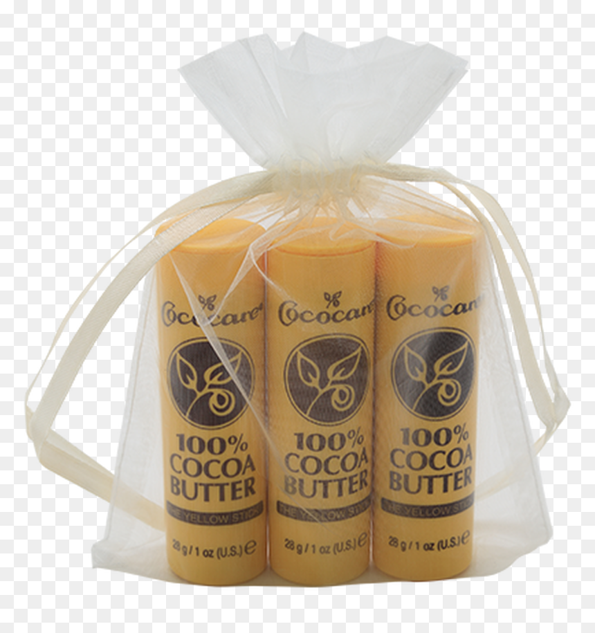 100% Cocoa Butter Stick 4 Piece Gift Bag, HD Png Download - cocoa butter png