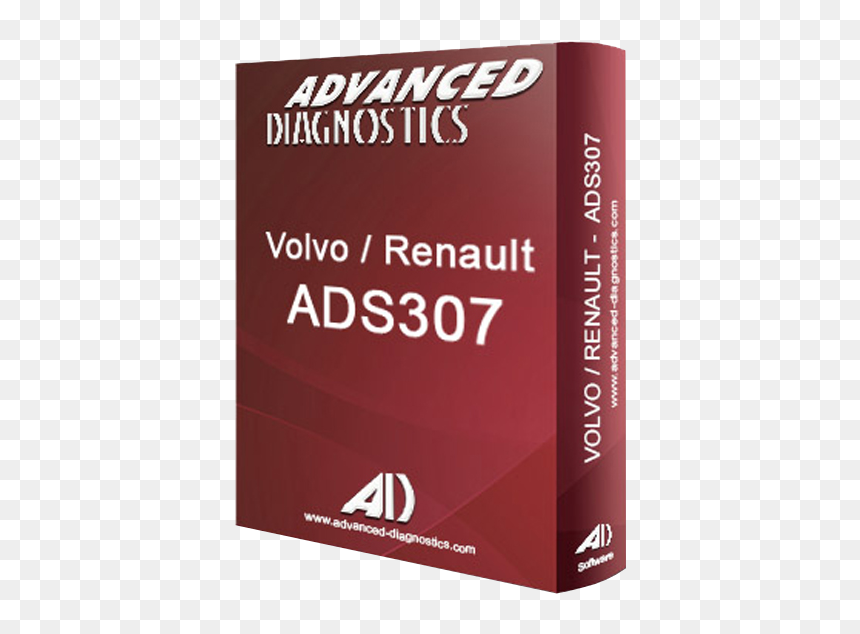 Advanced Diagnostics Ads307 Volvo/renault Truck Software - Book Cover, HD Png Download - volvo truck png