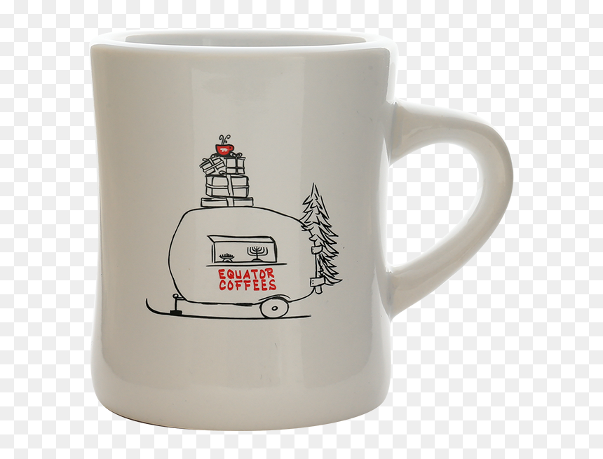 Equator Holiday Diner Mug - Coffee Cup, HD Png Download - teacup drawing png