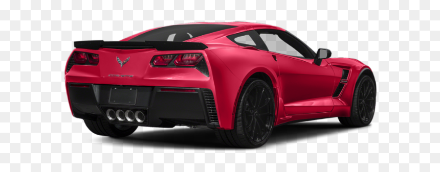 2017 Corvette Black V8, HD Png Download - red corvette png