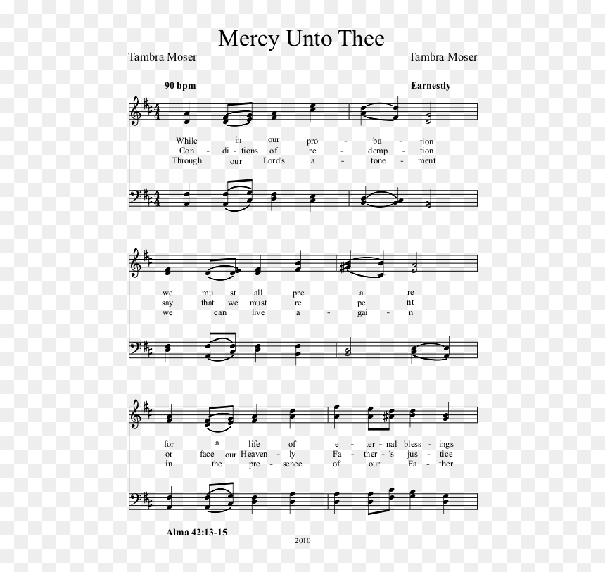Sheet Music, HD Png Download - mercy face png