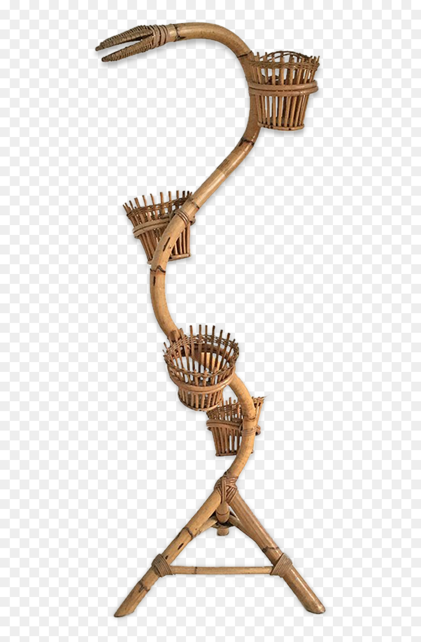 Door Plant Rattan Vintage 60"s Snake"
 Src="https - Arrow, HD Png Download - snake skeleton png