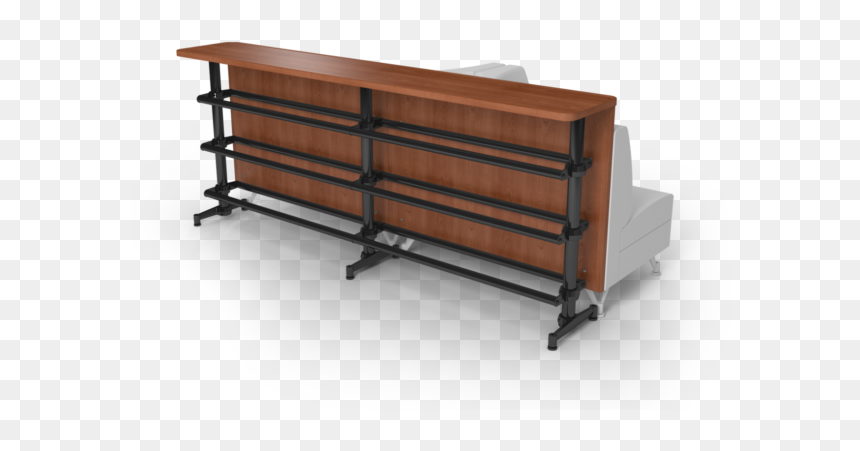 Cs Lane Pair Ball Rack Modwall Oiledcherry - Metal Bowling Ball Rack, HD Png Download - wooden bench png