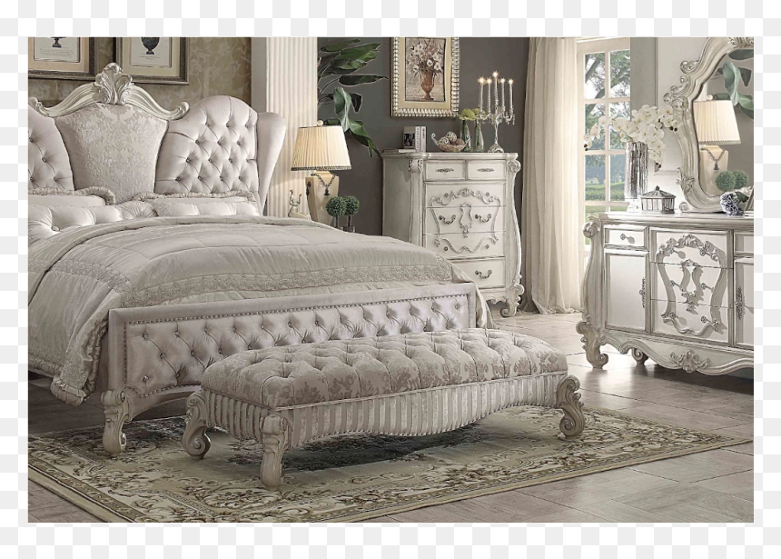 Versailles Acme Acme Furniture, HD Png Download - wooden bench png