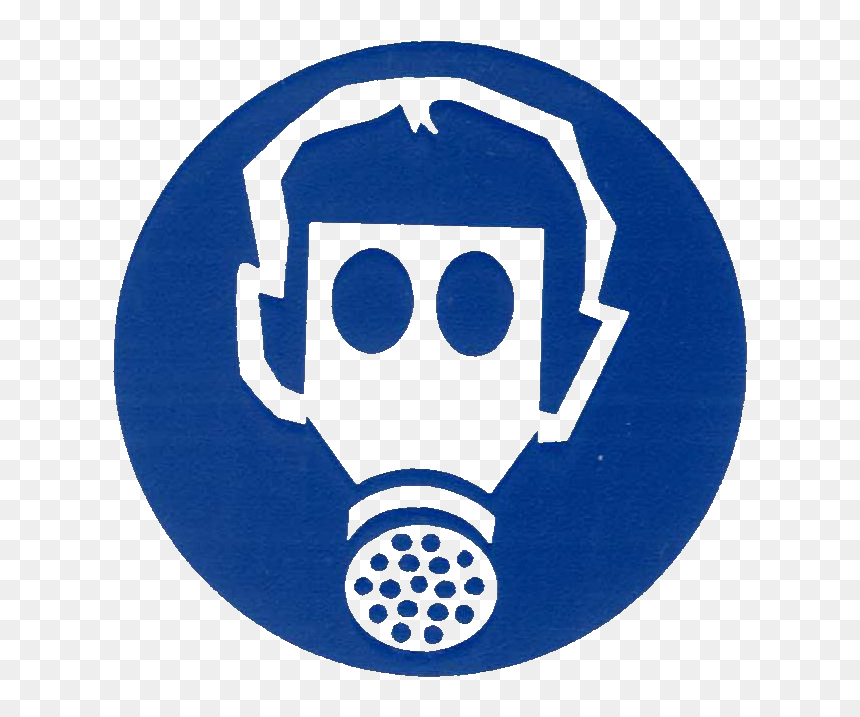 Transparent Safety Goggles Clipart - Chemical Protective Equipment Symbol, HD Png Download - respirator png