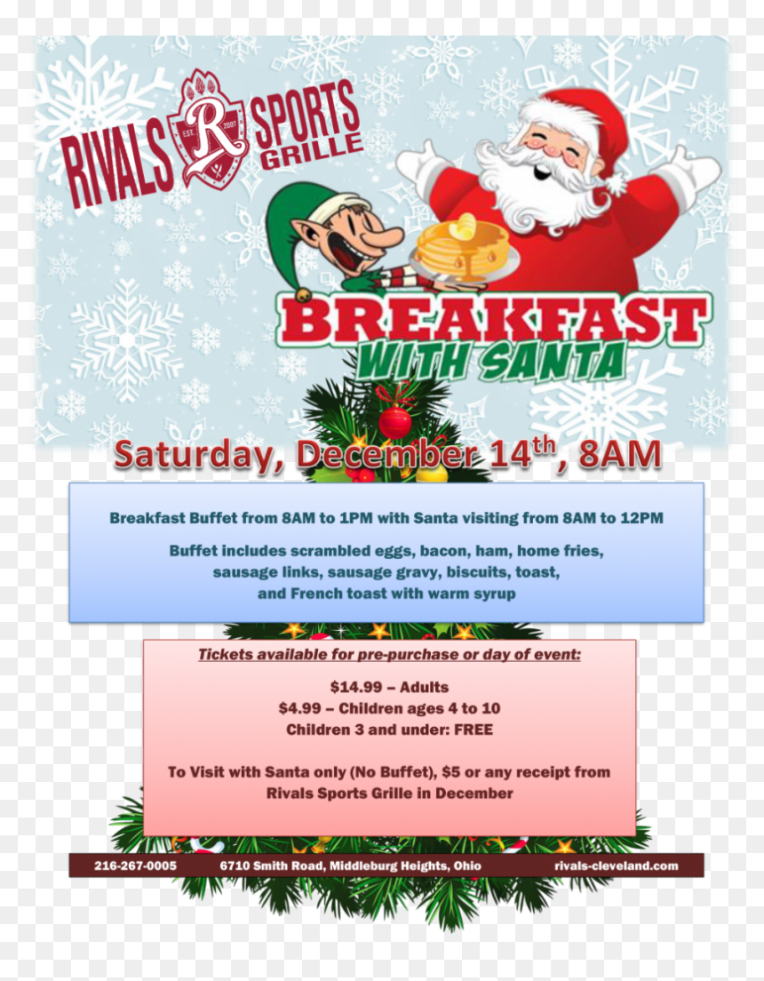 Breakfast With Santa Claus, HD Png Download - biscuits and gravy png
