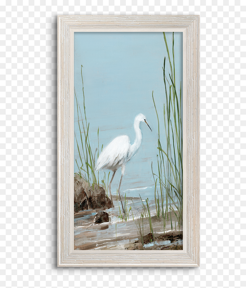 Great Egret, HD Png Download - sea grass png