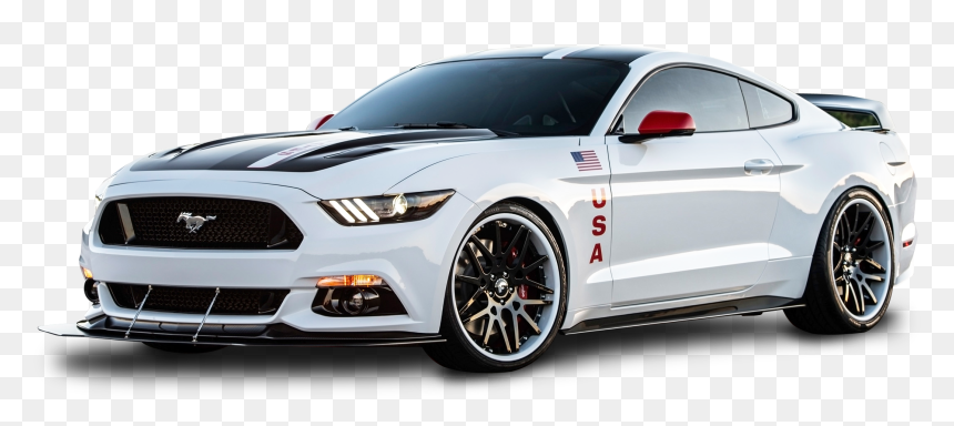 Ford Mustang White Background, HD Png Download - 2016 ford mustang png