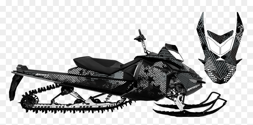White Ski Doo Summit Wrap, HD Png Download - point blank png