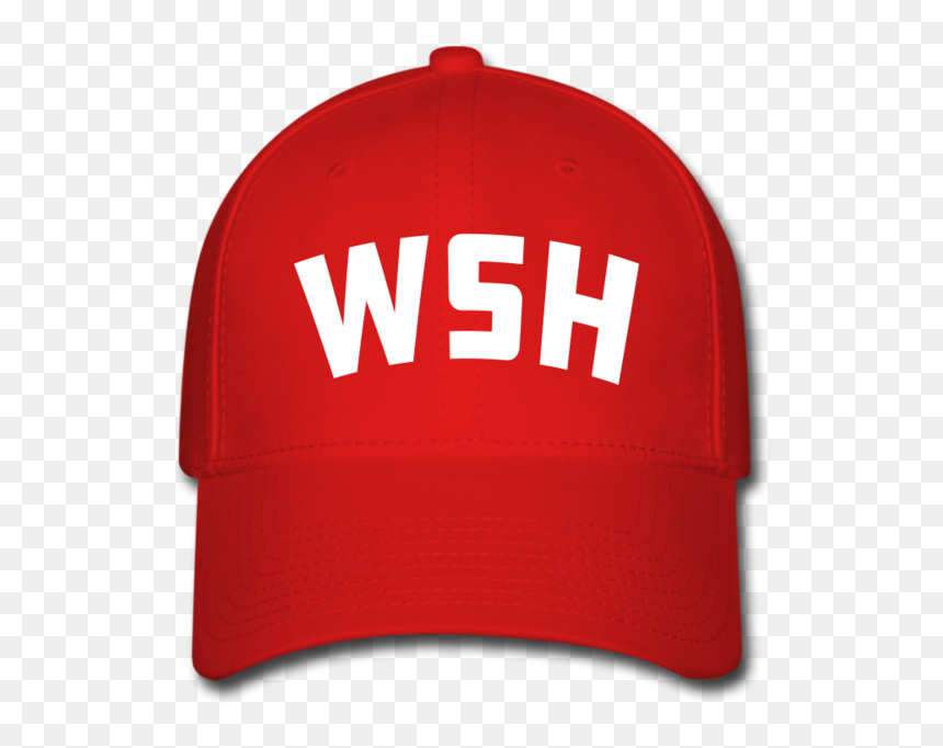Wsh Baseball Hat Baseball Cap - Vector Topi, HD Png Download - red baseball hat png