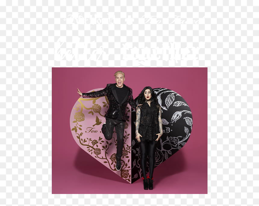 Kat Von D Too Faced= Better Together - Kat Von D And Too Faced Better Together, HD Png Download - kat von d png