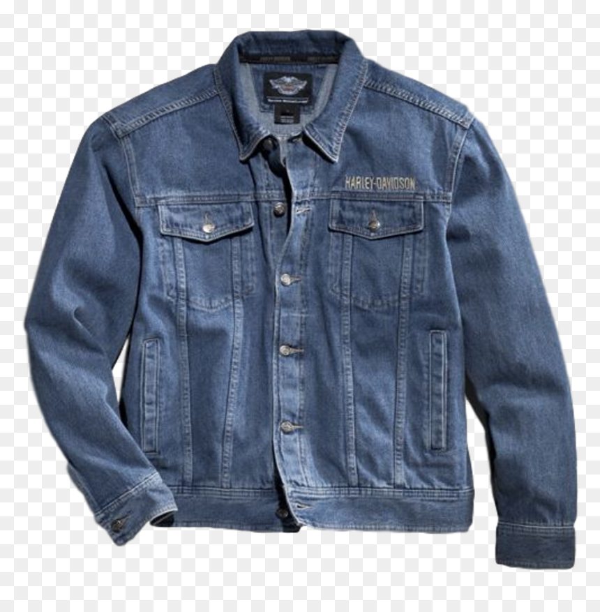 Harley Davidson Denim Jacket For Men, HD Png Download - denim jacket png
