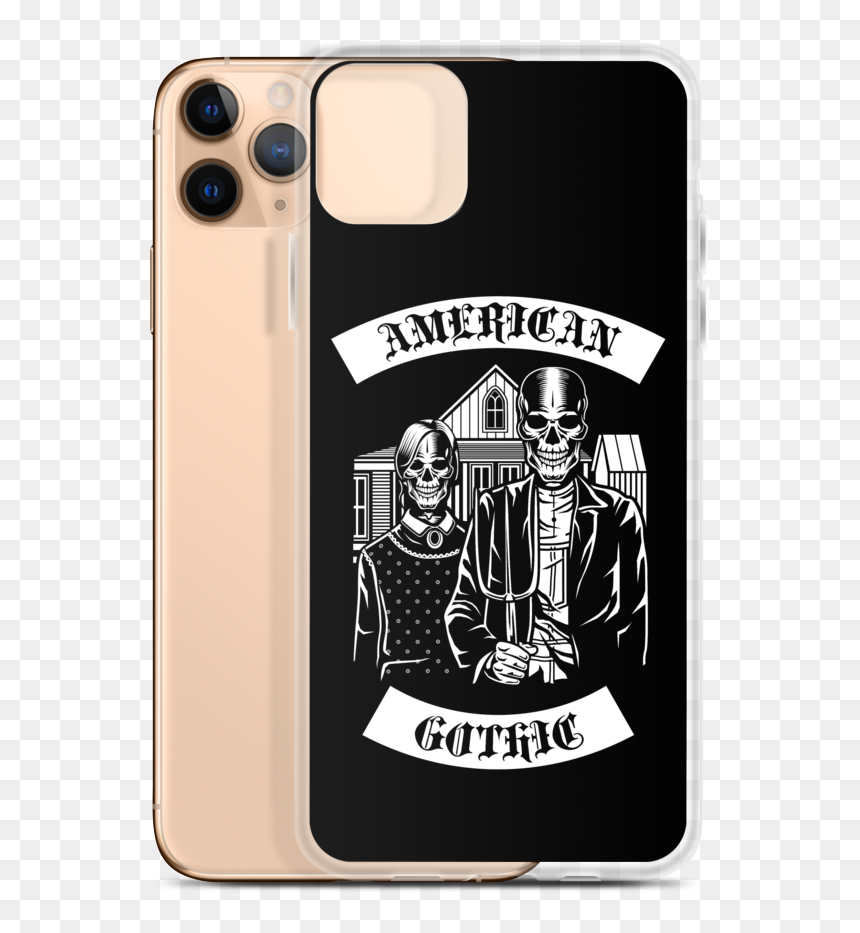 American Gothic Printfile Default Mockup Case With - Iphone, HD Png Download - iphone cartoon png