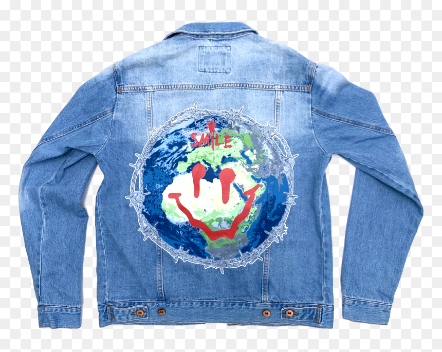 Long-sleeved T-shirt, HD Png Download - denim jacket png