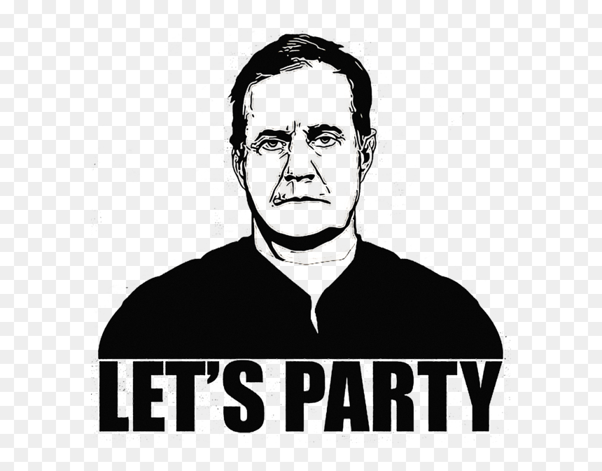 Belichick Lets Party, HD Png Download - bill belichick png