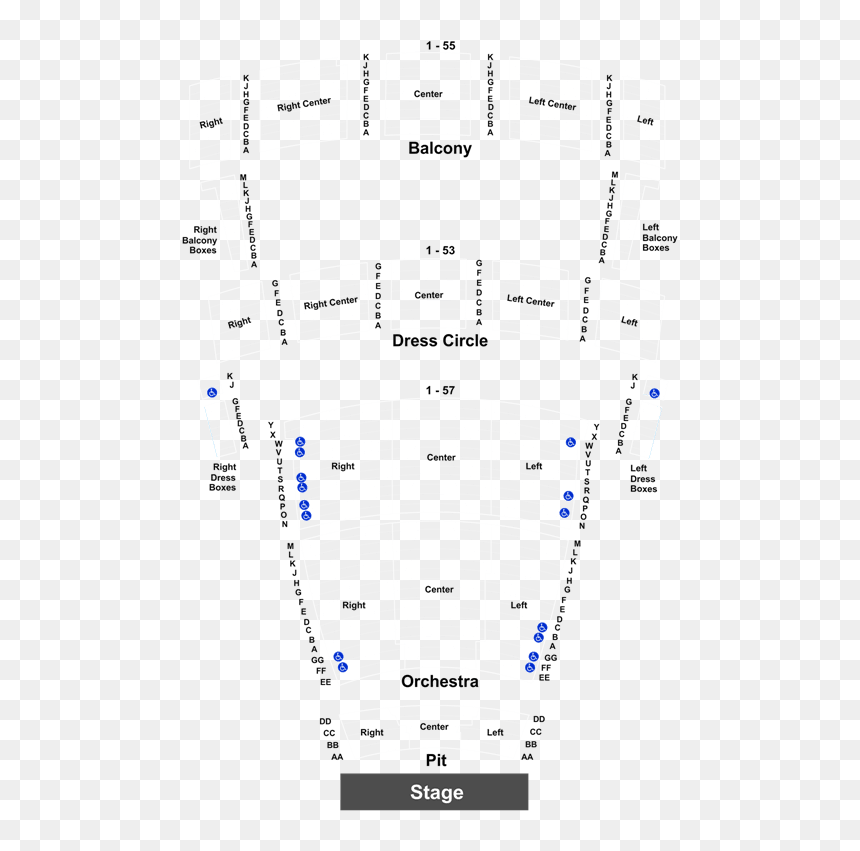 Chrysler Hall Handicap Seating Chart, HD Png Download - chris tucker png