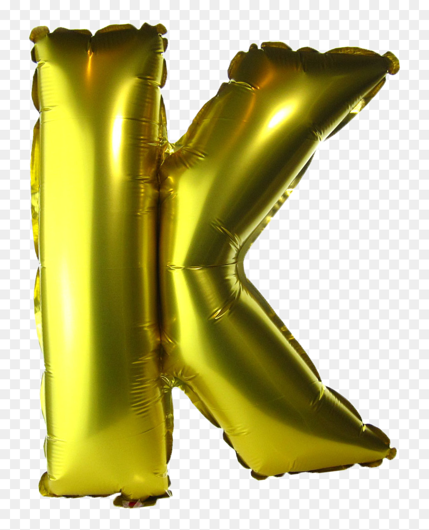 Alphabet Balloons - Inflatable, HD Png Download - gold ballons png