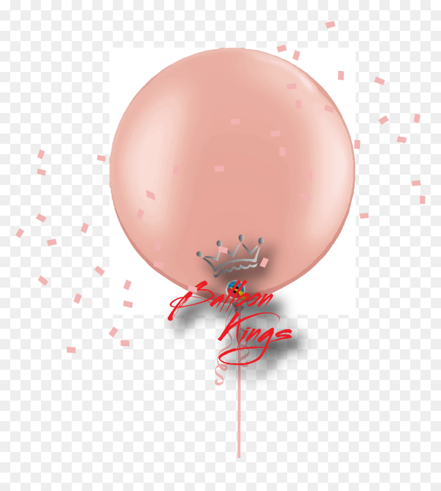 36in Pearl Rose Gold - Rose Gold Ballon Png, Transparent Png - gold ballons png